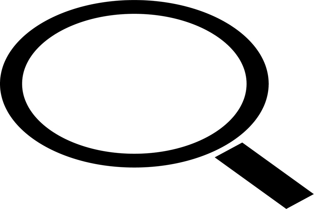 アクセシビリティ声明｜虫眼鏡のシルエットイラスト