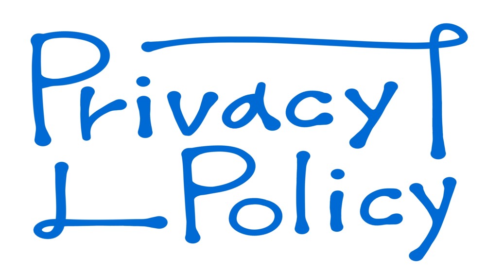 青い文字で書かれたプライバシーポリシー｜privacy_policy